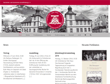 Tablet Screenshot of geschichtsverein-aschaffenburg.de
